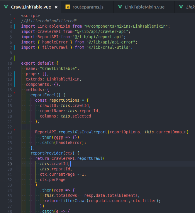 Extending components, composition with Vue.js